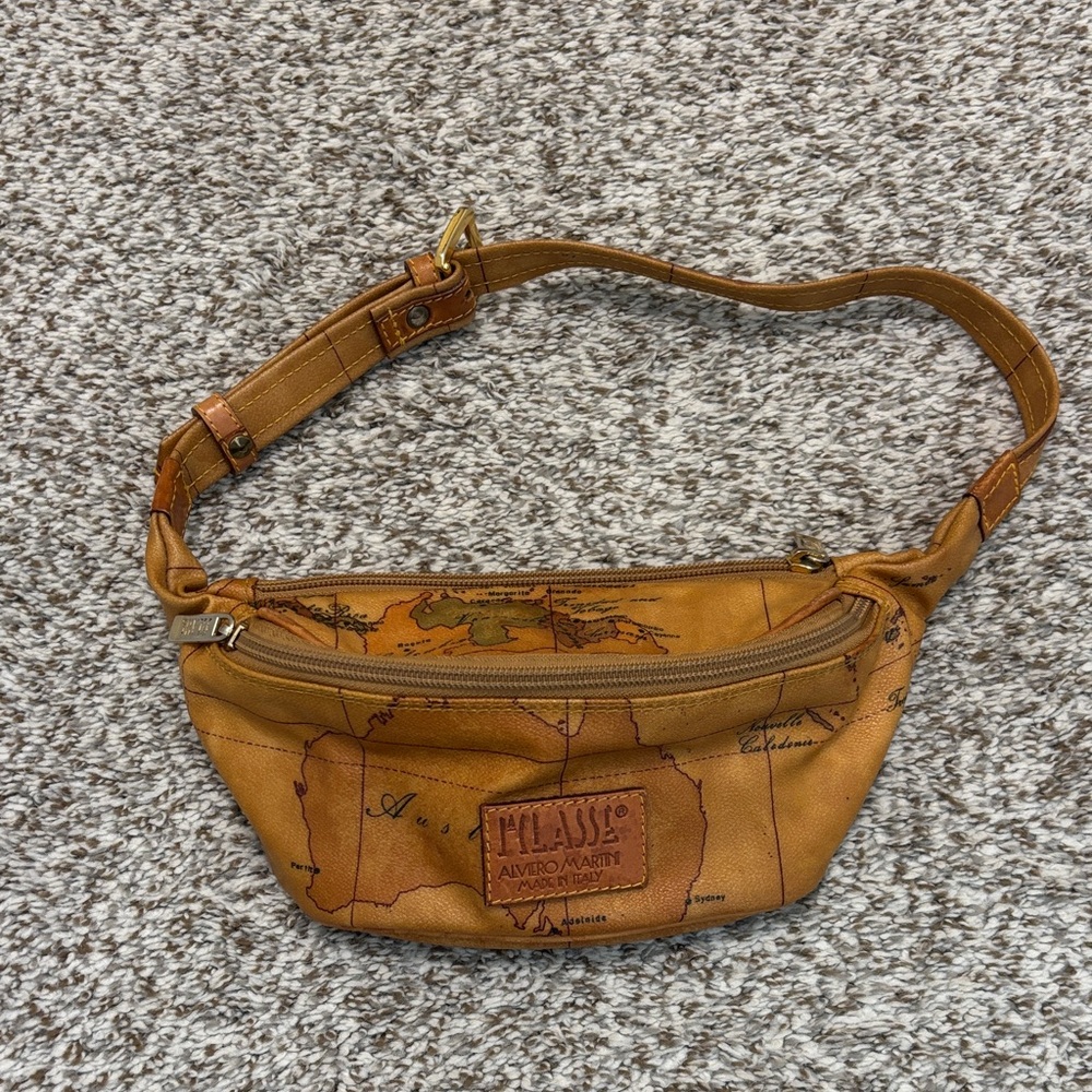 Alviero Martini map print belt bag